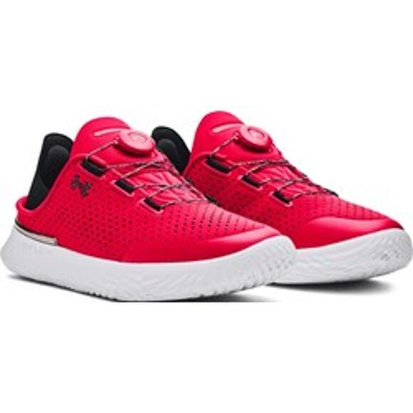 Under Armour Unisex Slip Speed Red Mesh Training Shoes - Picture 5 of 10